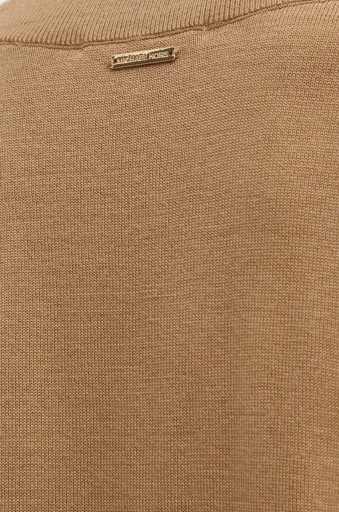 Vlněný svetr MICHAEL Michael Kors MT460YB4VR hnědá