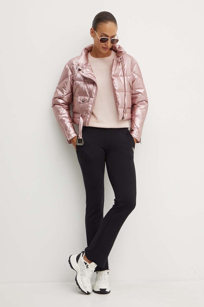 Armani Exchange sweter wełniany 6DYM1J.YME3Z różowy AW24