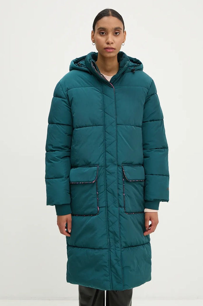 Bunda PS Paul Smith zateplené tyrkysová W2R.262C.N22088