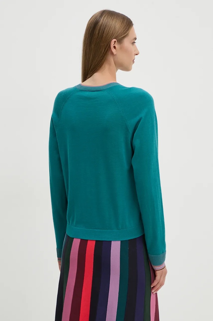 Oblečenie Sveter PS Paul Smith W2R.402N.N31198 tyrkysová