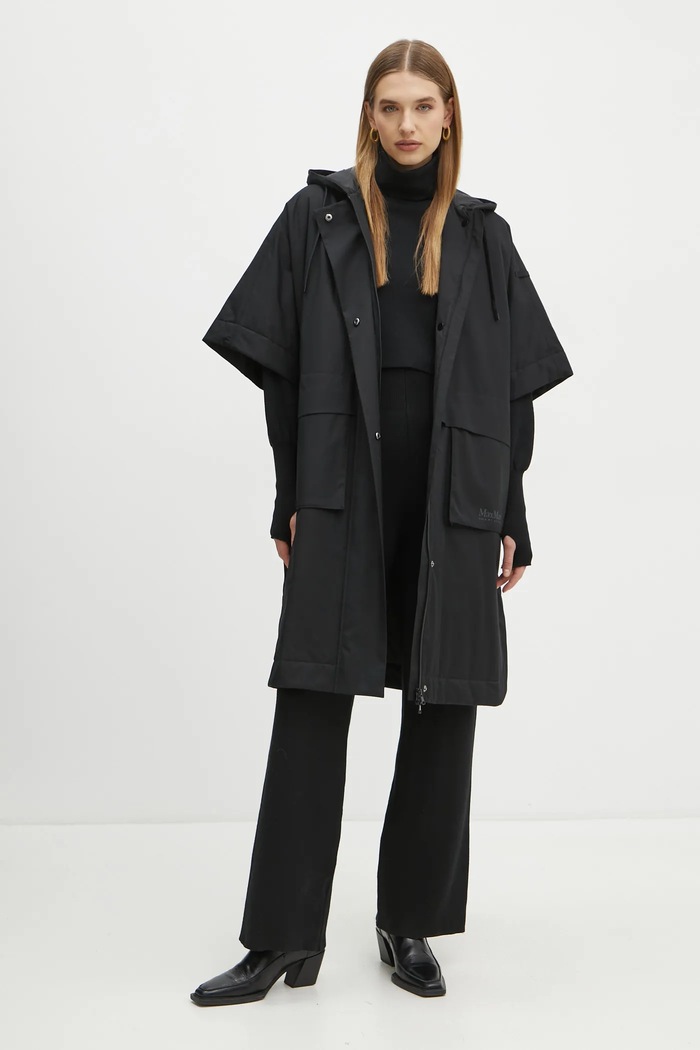 Bunda Max Mara Leisure 2426736018600 černá AW24
