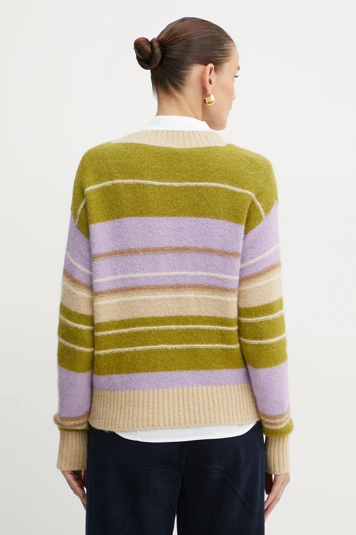 Ρούχα Πουλόβερ με προσθήκη μαλλιού Weekend Max Mara 2425366102600 πράσινο