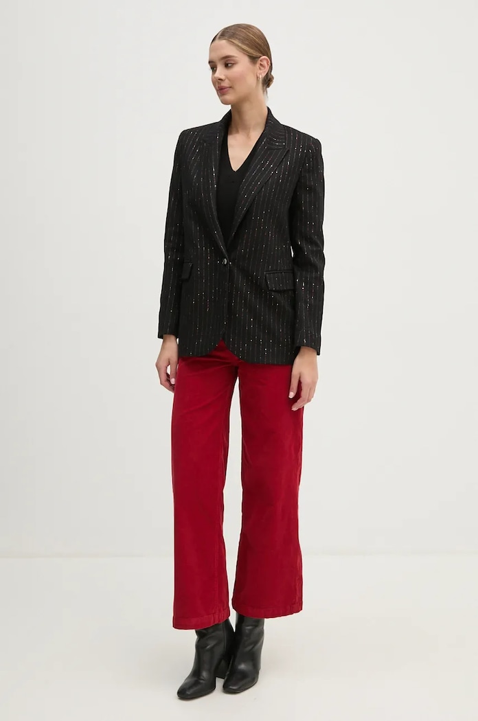 Пуловер United Colors of Benetton 104HD402A черен AW24
