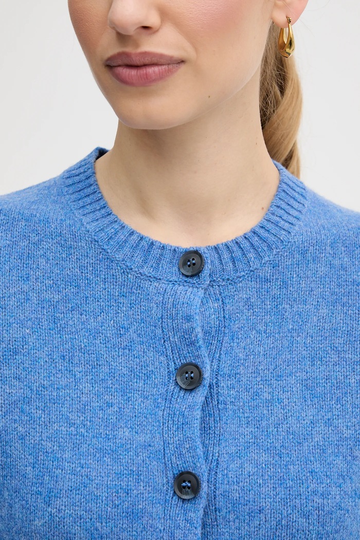 United Colors of Benetton cardigan in lana 103ME500L blu