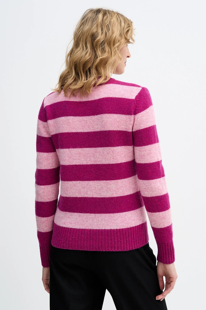 Ρούχα Μάλλινη ζακέτα United Colors of Benetton 103ME5014 μωβ