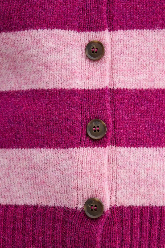 Μάλλινη ζακέτα United Colors of Benetton 103ME5014 μωβ