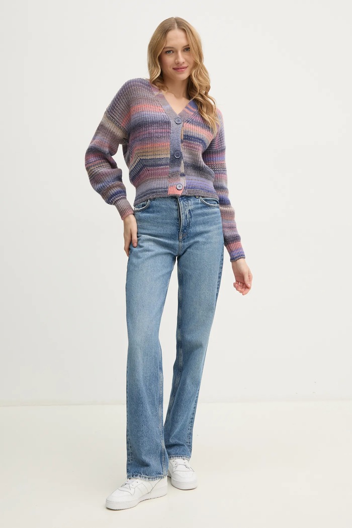 Вълнена жилетка United Colors of Benetton 105CD602R син AW24