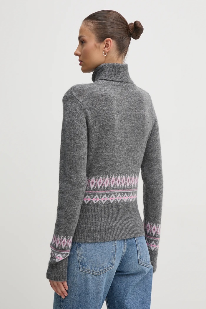 Odjeća Pulover s dodatkom vune United Colors of Benetton 1126E203J siva