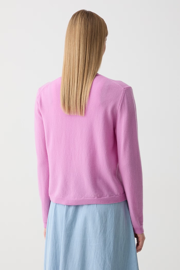 Oblečení United Colors of Benetton kardigan dámský vlněný 1002D501U fialová