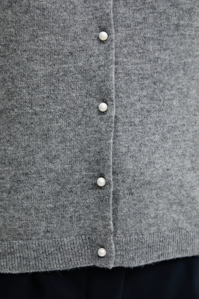 United Colors of Benetton sweter wełniany 1002D501U szary