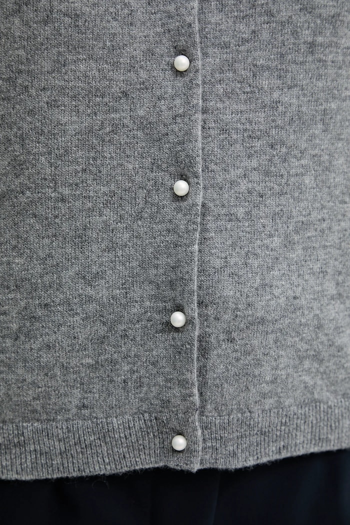 United Colors of Benetton sweter wełniany 1002D501U szary