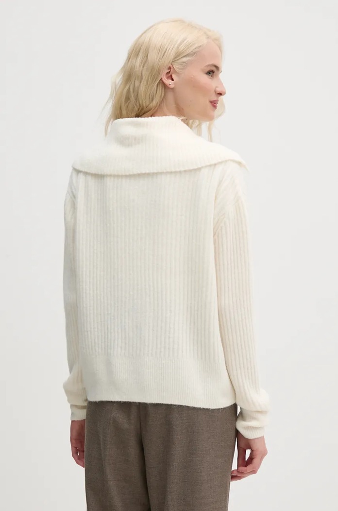 Oblečení Svetr s příměsí vlny Pepe Jeans IRMA CARDIGAN PL702189 béžová