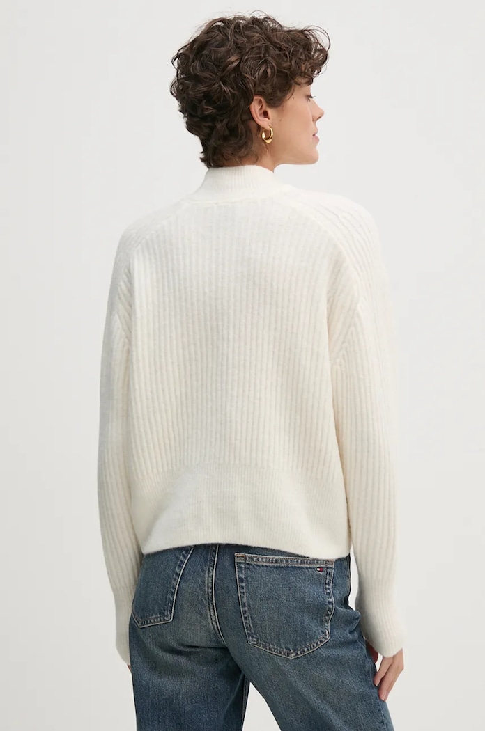 Îmbrăcăminte Pepe Jeans pulover din amestec de lana IRMA PERKINS PL702191 bej