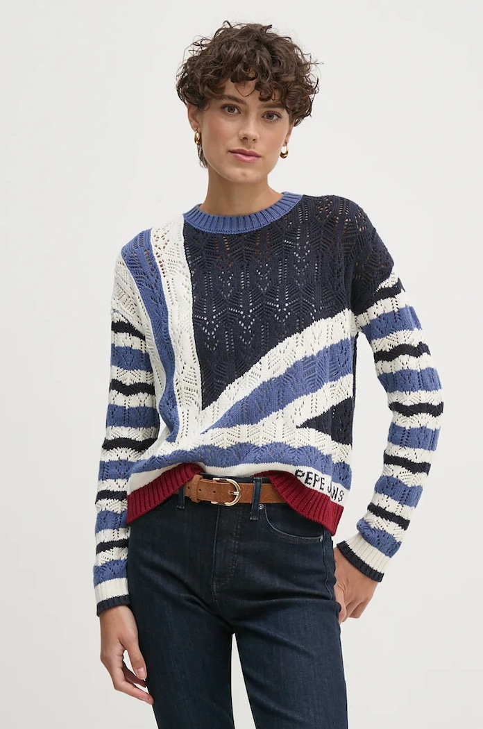 Pepe Jeans sweter HARLOW pozostałe granatowy PL702202
