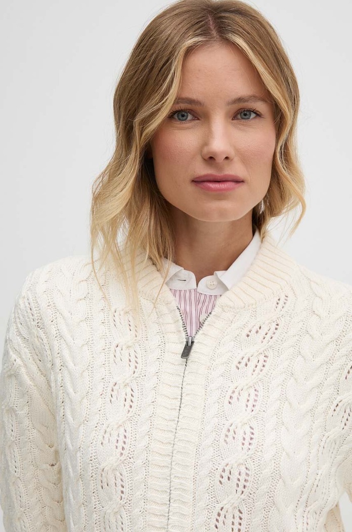 Svetr Pepe Jeans HADA JACKET béžová PL702207