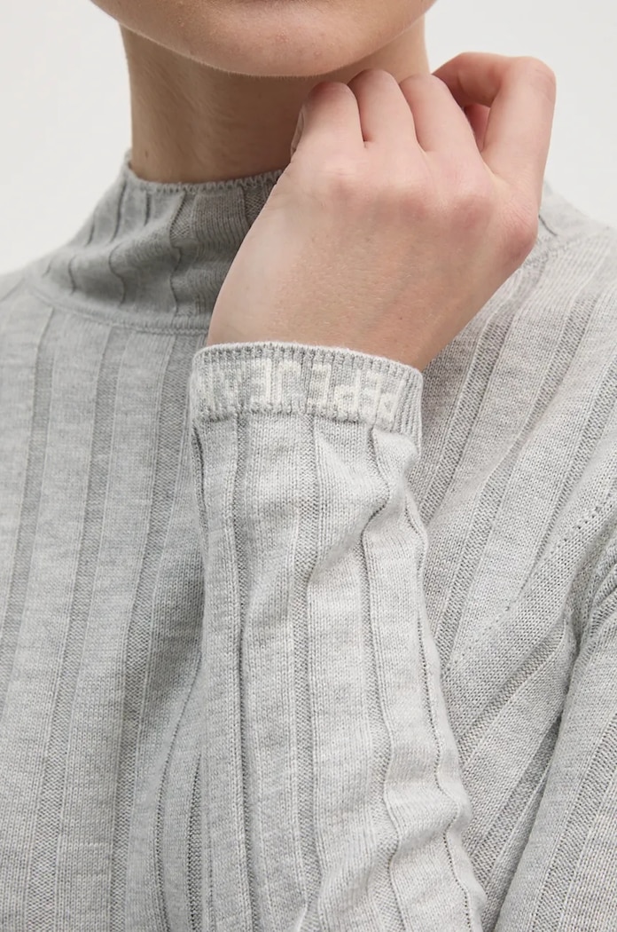 Svetr Pepe Jeans IZABEL TURTLENECK PL702224 šedá