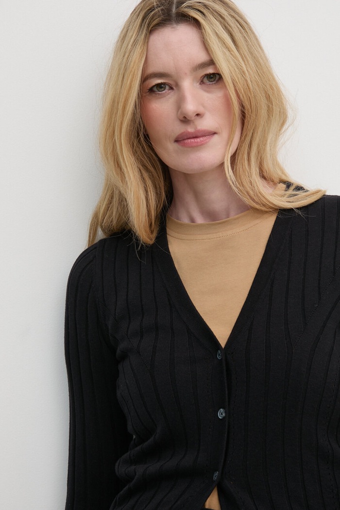 Pepe Jeans kardigán IZABEL CARDIGAN fekete PL702225