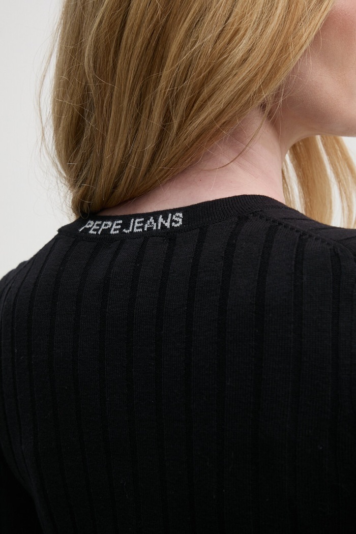 Pepe Jeans kardigán IZABEL CARDIGAN PL702225 fekete