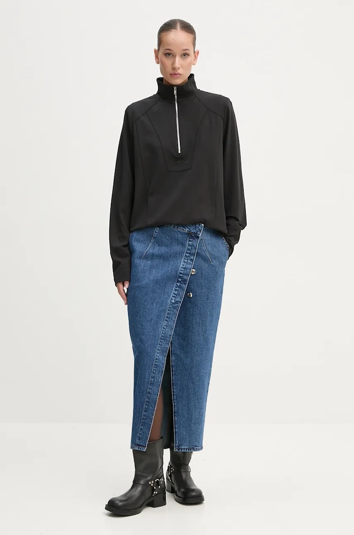 Dukserica IRO WM16JEMIPA crna AW24