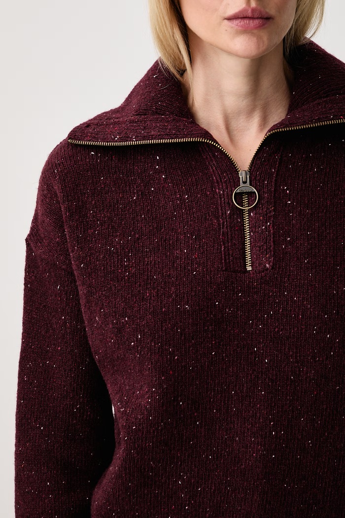 Barbour sweter damski z wełną LKN1579
