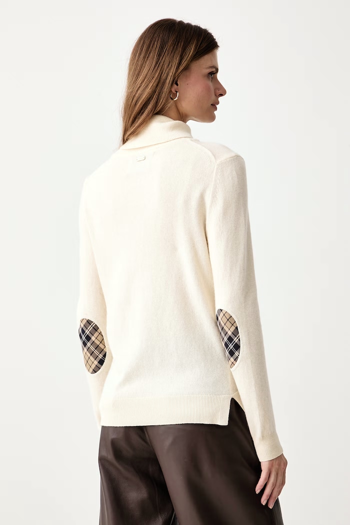 Odzież Barbour Golf damski z wełną Pendle Roll LKN1077 beżowy