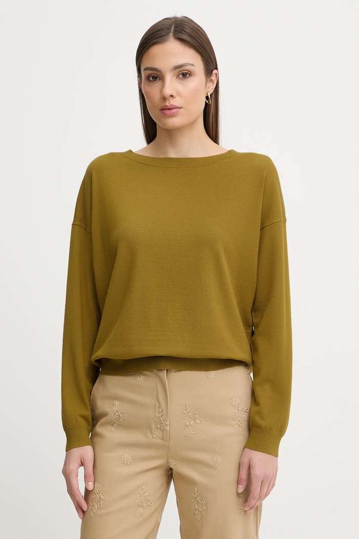 Pulover Sisley zelena 17Q3M103J