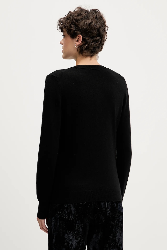 Îmbrăcăminte Sisley cardigan din amestec de lână 102HM5237 negru