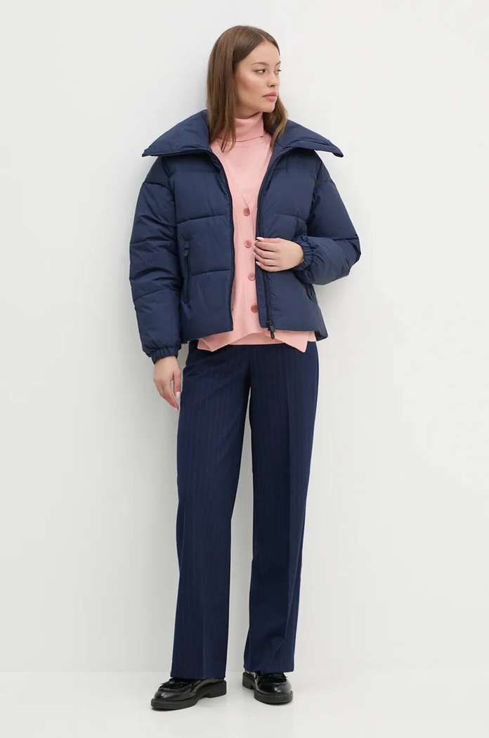 Sisley cardigan din amestec de casmir 102HM601Z portocaliu AW24