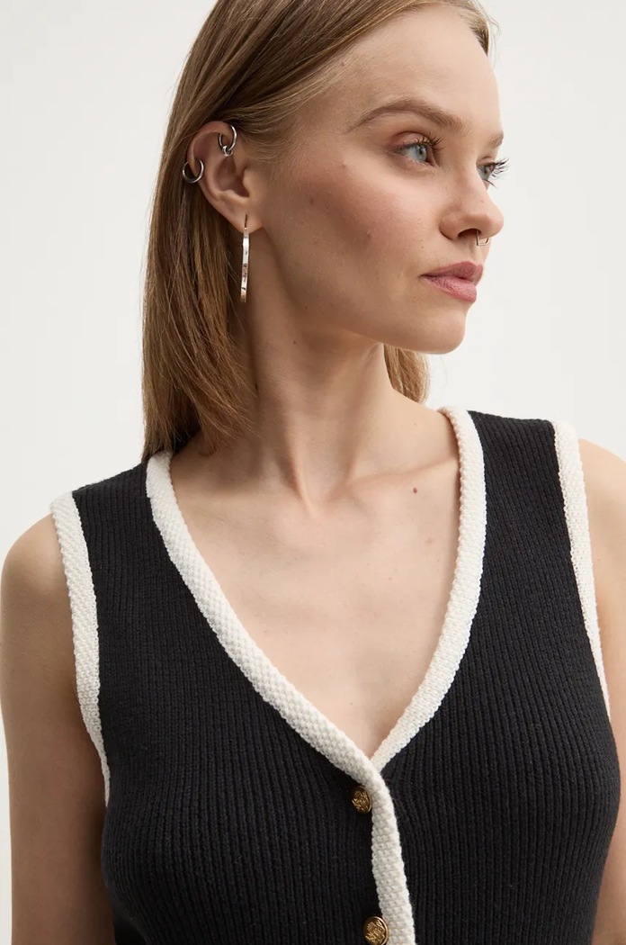Telovnik Abercrombie & Fitch črna KI150.4193.900