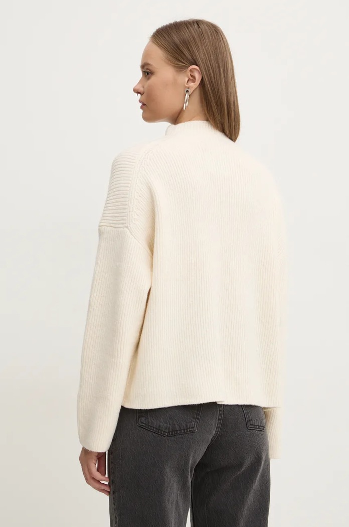 Oblečení Svetr z vlněné směsi Abercrombie & Fitch KI150.4238.178 béžová