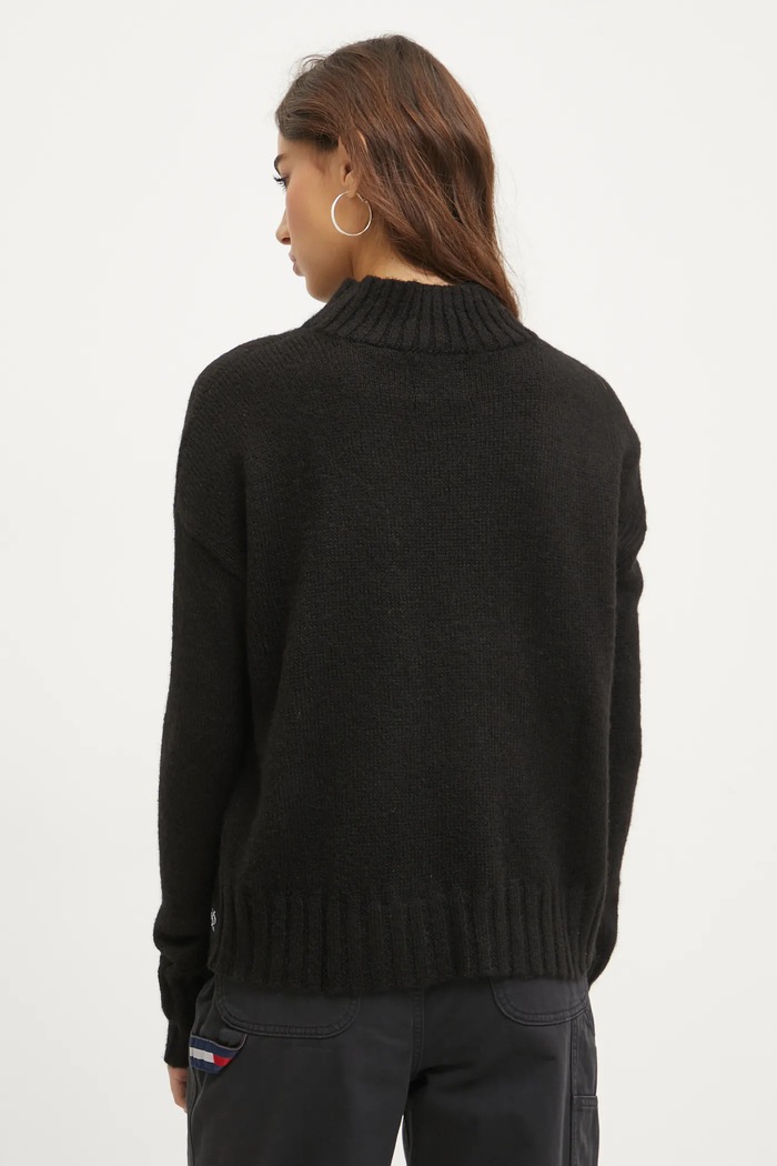 Îmbrăcăminte Superdry pulover din amestec de lana W6110551A.02A negru