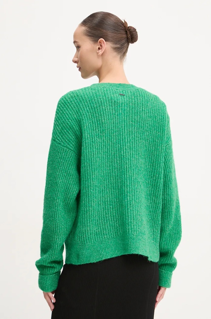 Odzież Superdry sweter z domieszką wełny W6110579A.B7O zielony