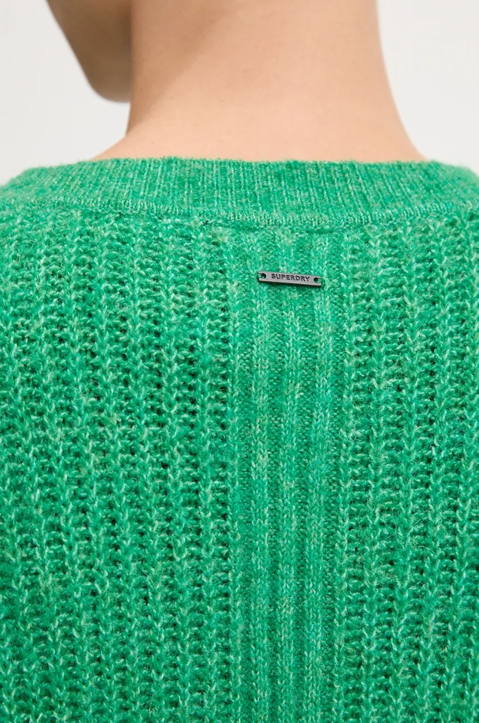 Superdry sweter z domieszką wełny W6110579A.B7O zielony