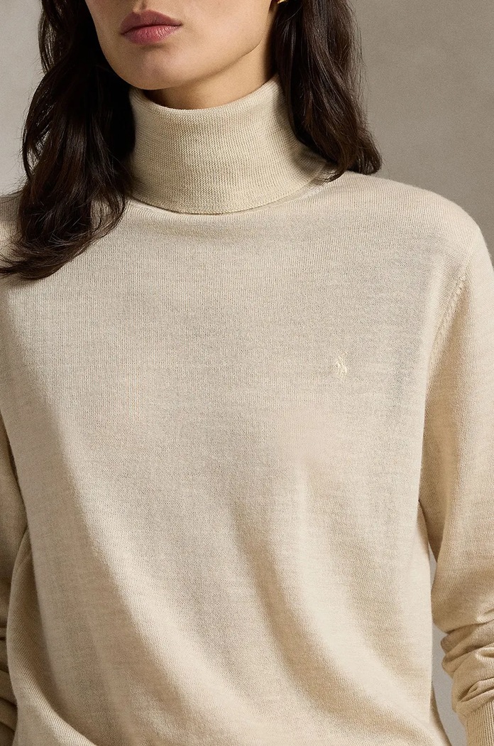 Ρούχα Μάλλινο πουλόβερ Polo Ralph Lauren 211956232 μπεζ