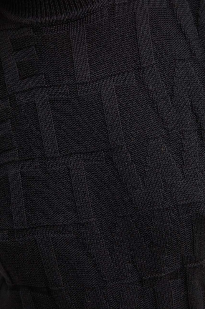 Svetr z vlněné směsi Twinset 242TP3600 černá