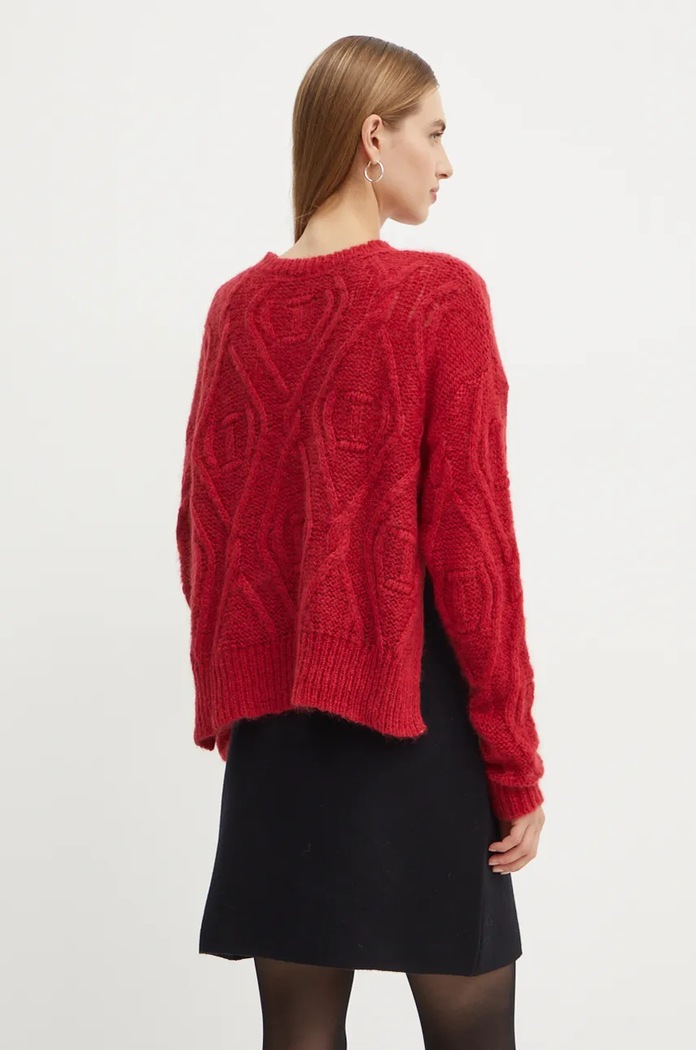Îmbrăcăminte Twinset pulover de lana 242TT3313 rosu