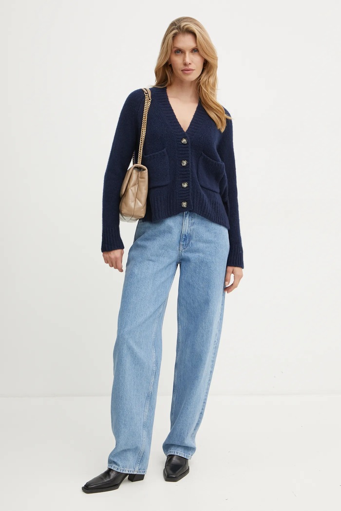 MAX&Co. cardigan in lana 2426346014200 blu navy AW24