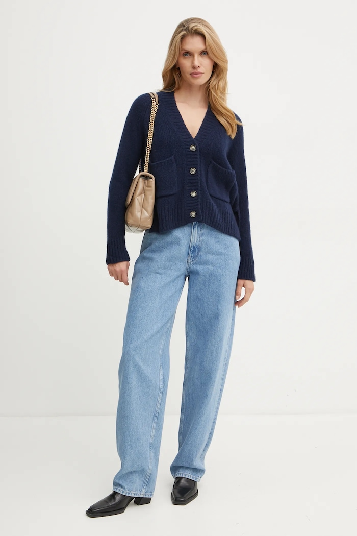 MAX&Co. cardigan in lana 2426346014200 blu navy AW24