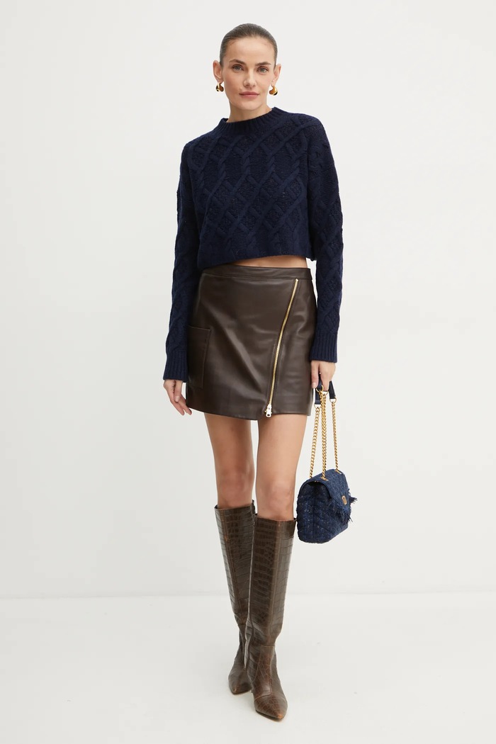 Vlněný svetr MAX&Co. 2426366104200 námořnická modř AW24