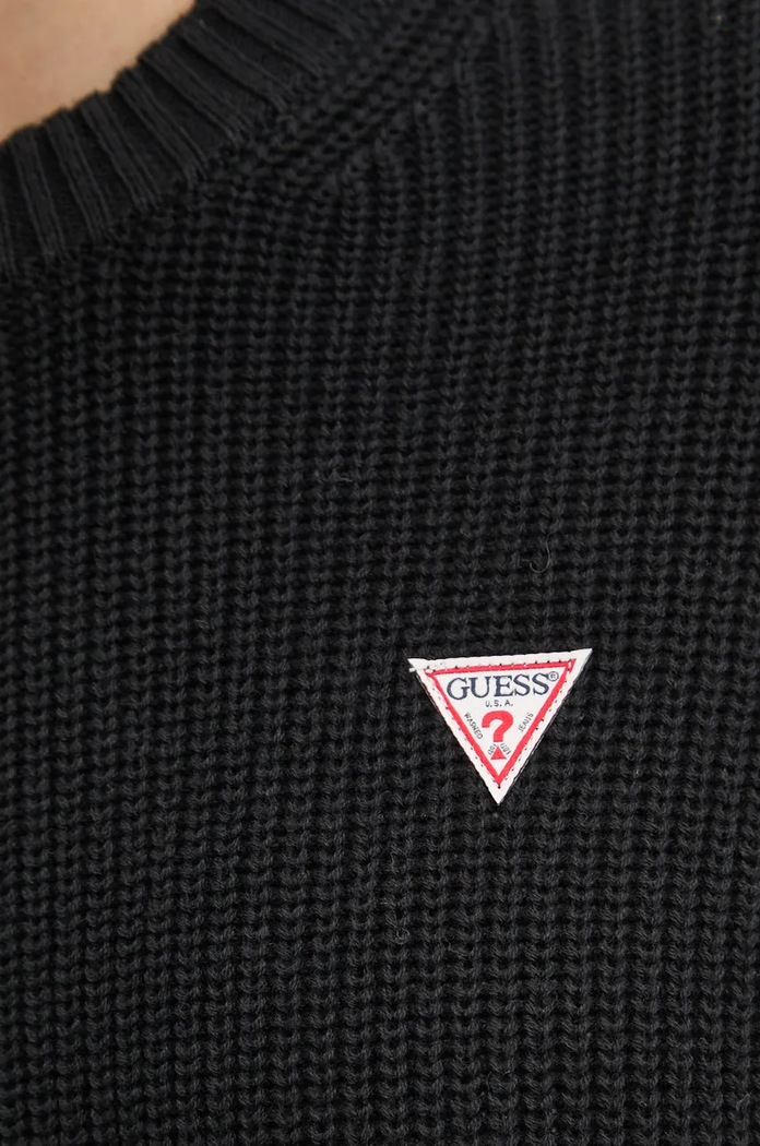 Guess Jeans maglione da donna in cotone W4BR08.Z3HM1 nero