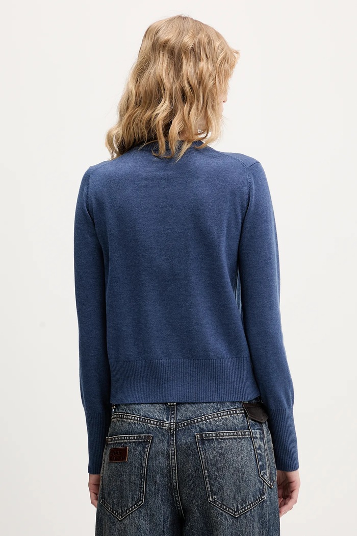 Ruházat Guess Jeans gyapjúkeverék pulóver W4BR83.Z3HO2 kék