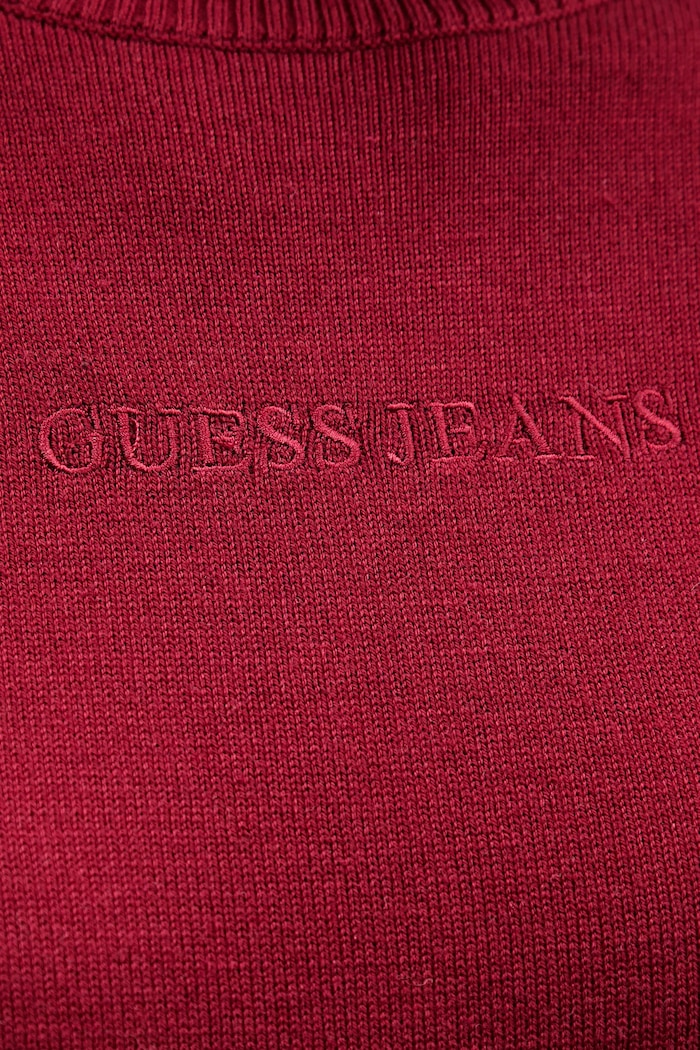 Sveter Guess Jeans W4BR15.Z3HO2 burgundské
