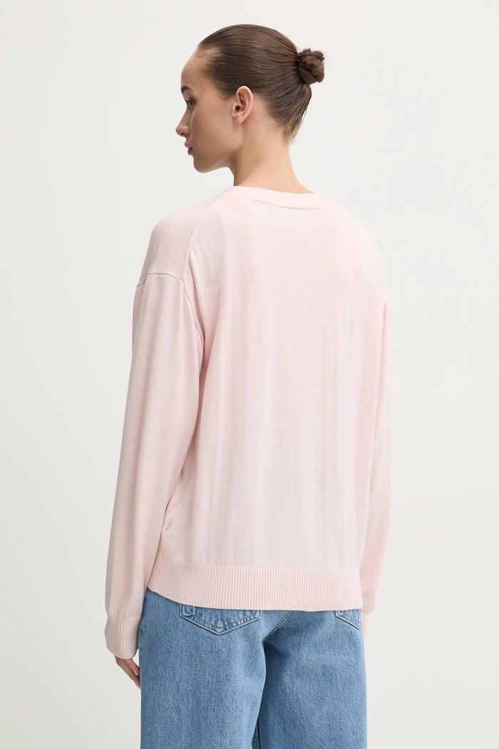 Oblečení Svetr s příměsí vlny Guess Jeans W4BR16.Z3HO2 růžová