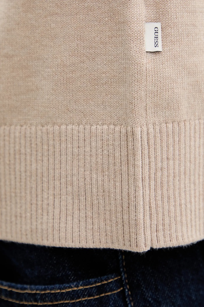 Kardigán s prímesou vlny Guess Jeans W4BR16.Z3HO2 béžová
