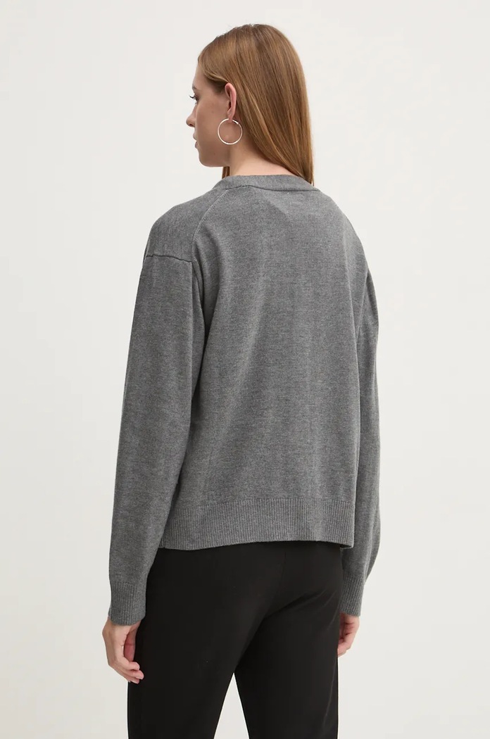 Odzież Guess Jeans kardigan z domieszką wełny W4BR16.Z3HO2 szary