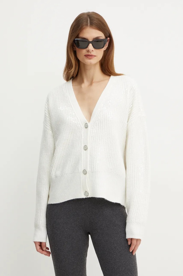 Guess Svetr s příměsí vlny Guess RILEY béžová W4BR44.Z3J92