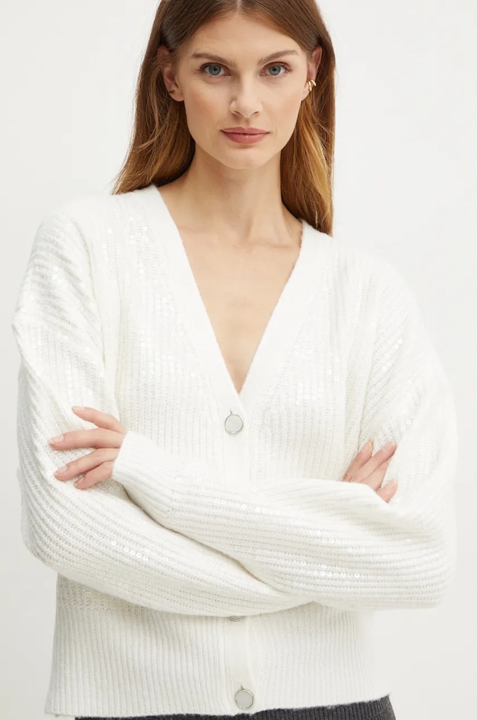 Svetr s příměsí vlny Guess RILEY Guess W4BR44.Z3J92 béžová