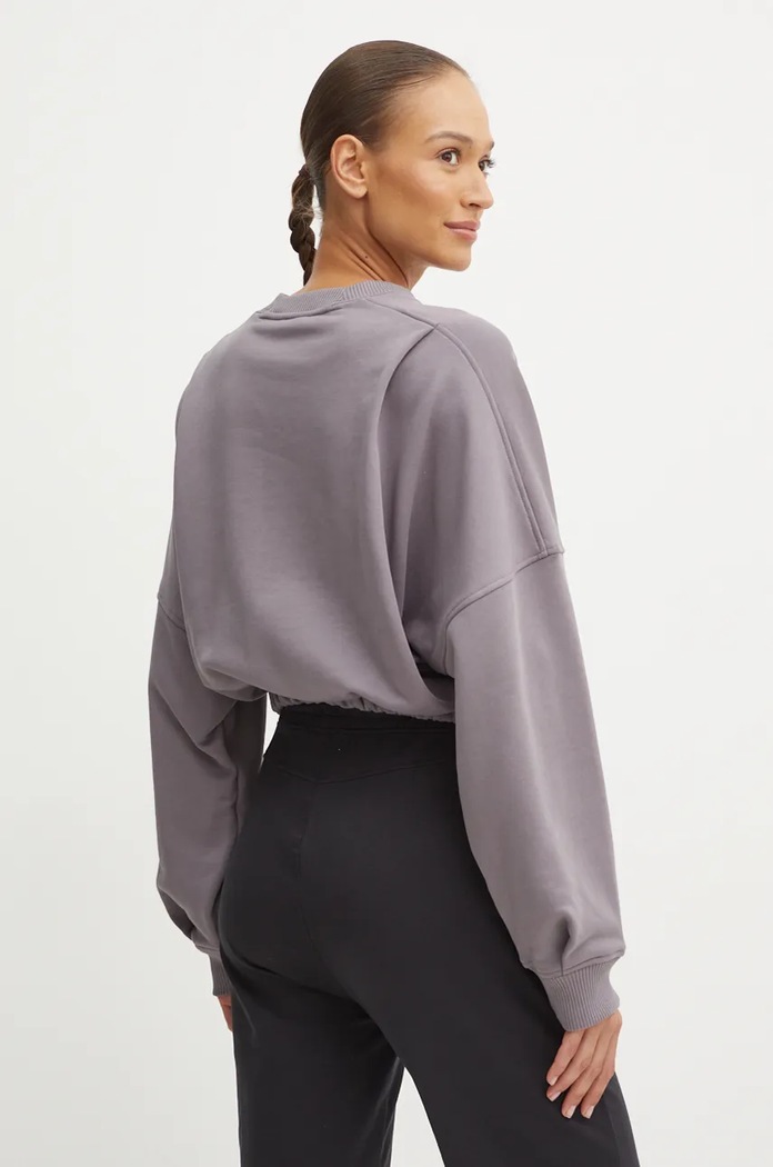 Ruházat adidas Originals pamut melegítőfelső Premium Essentials Sweater IY9709 lila