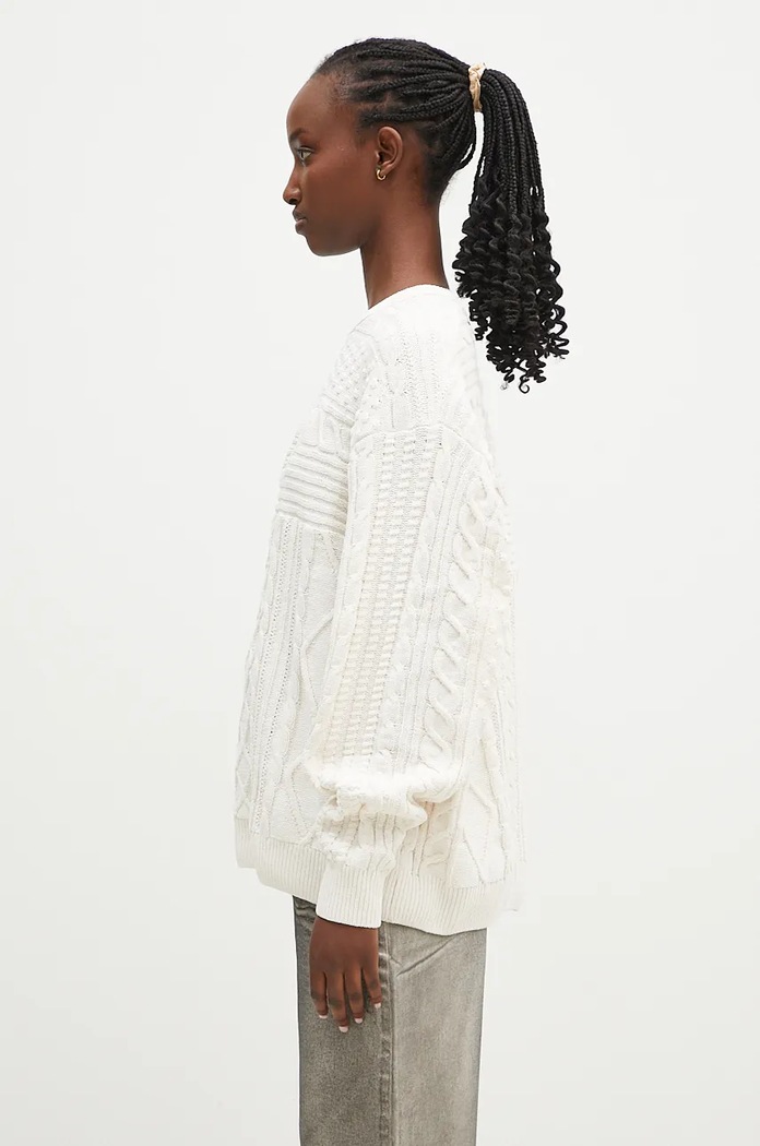 Светр adidas Originals 70s Trefoil Sweater JN8318 бежевий AW24