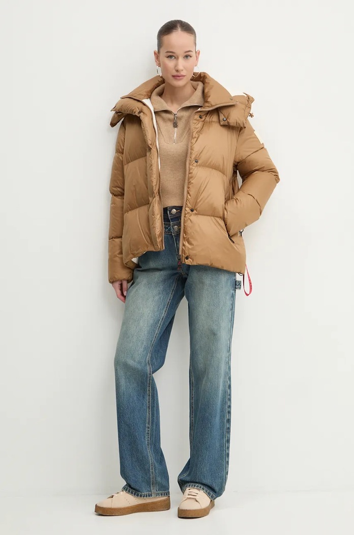 Svetr z vlněné směsi HUGO 50522545 béžová AW24